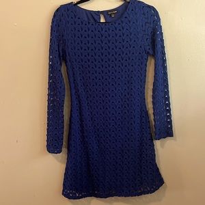 Navy Blue long sleeve dress.